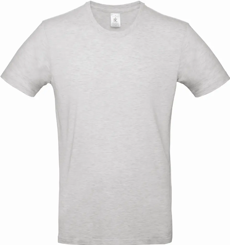 #E190 Men's T-shirt, ash — productfoto 30