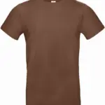#E190 Men's T-shirt, chocolate — productfoto 36