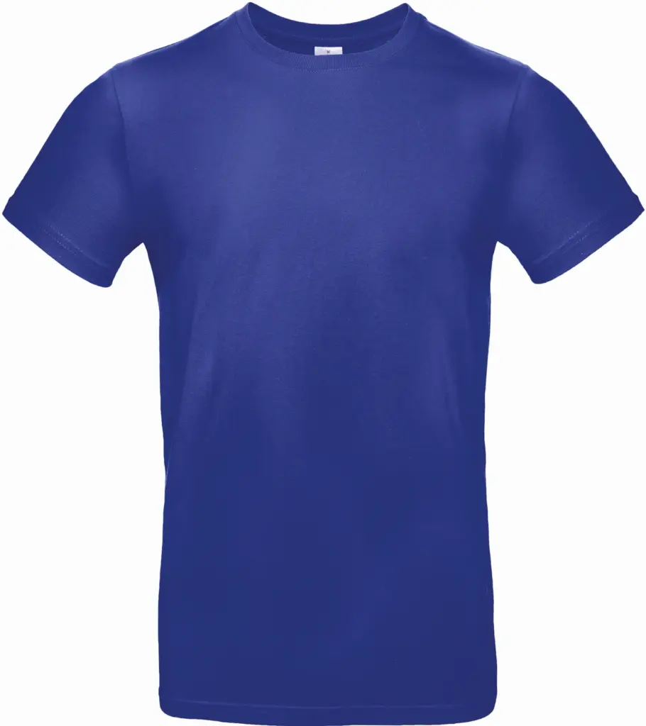 #E190 Men's T-shirt, cobalt blue — productfoto 37