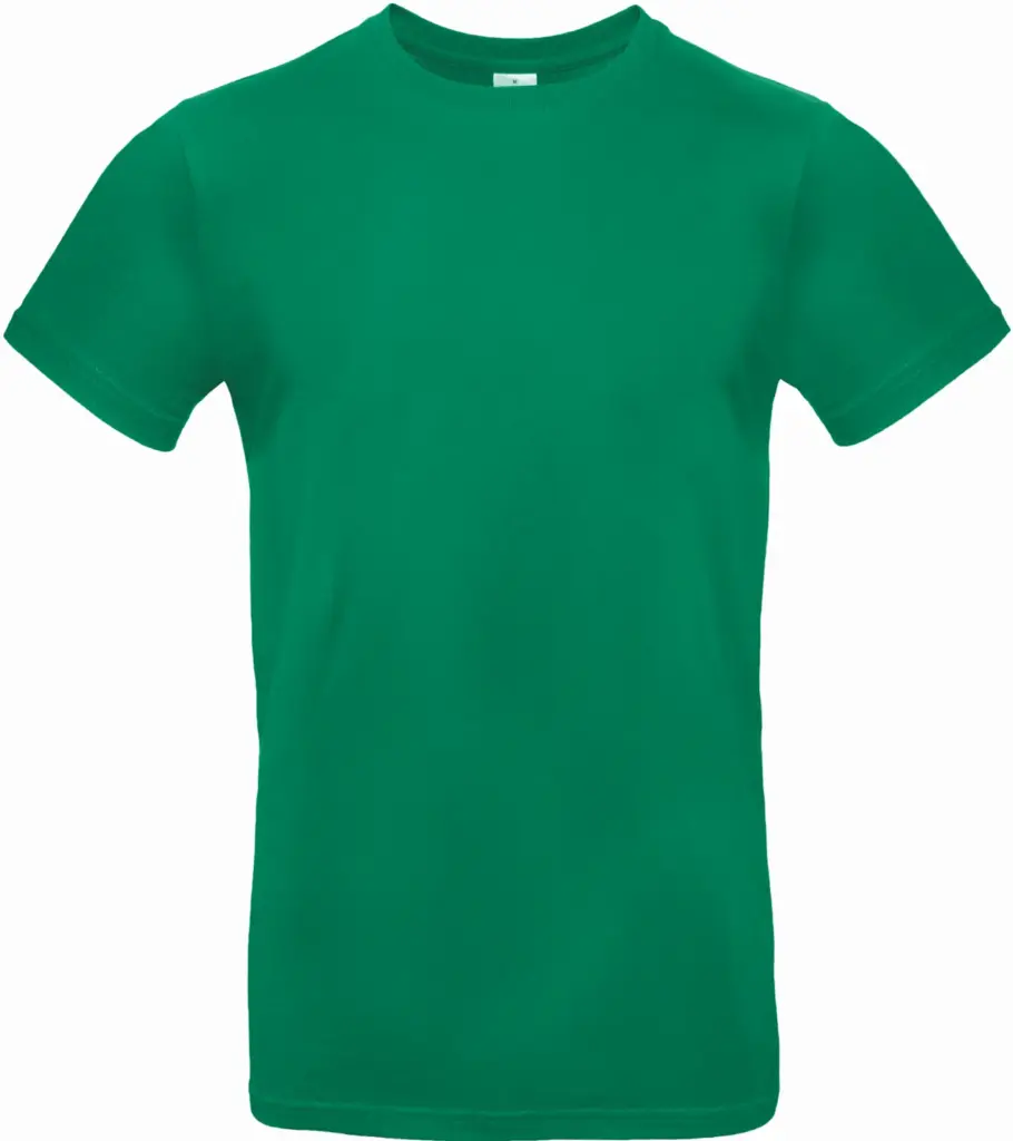 #E190 Men's T-shirt, kelly green — productfoto 42