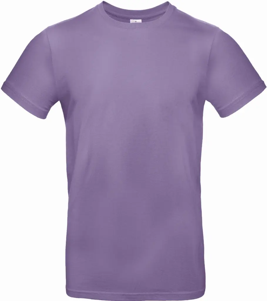 #E190 Men's T-shirt, millennial lilac — productfoto 43