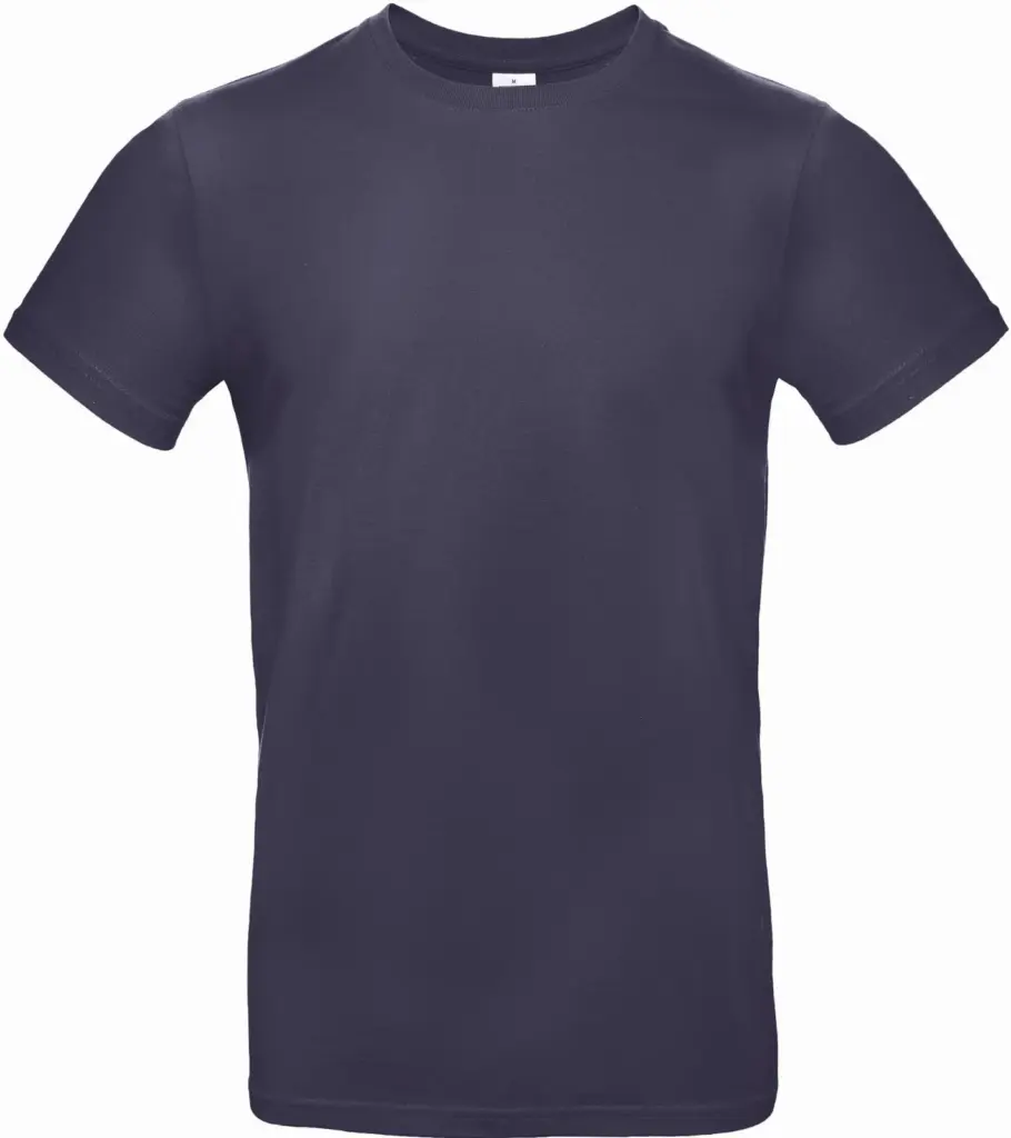 #E190 Men's T-shirt, navy blue — productfoto 47