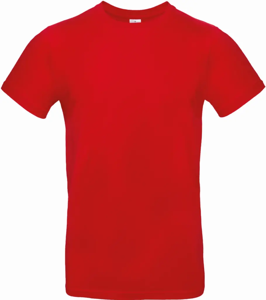 #E190 Men's T-shirt, red — productfoto 53