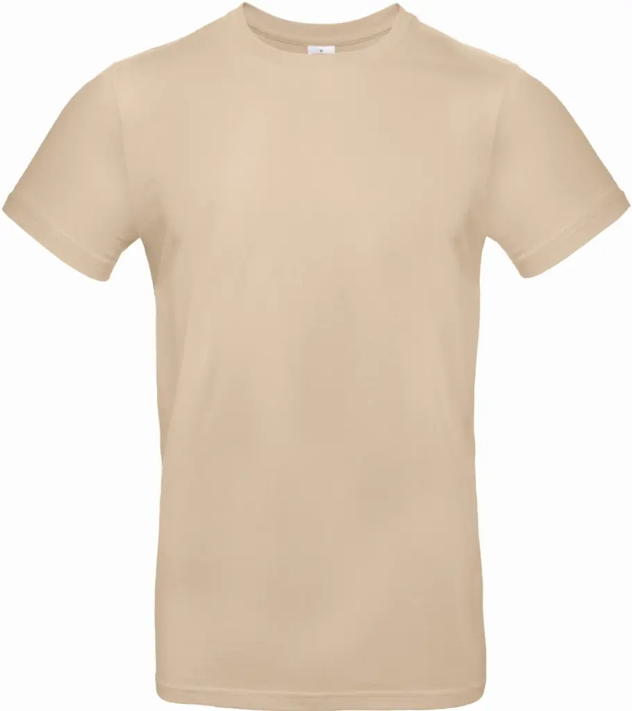 #E190 Men's T-shirt, sand — productfoto 55