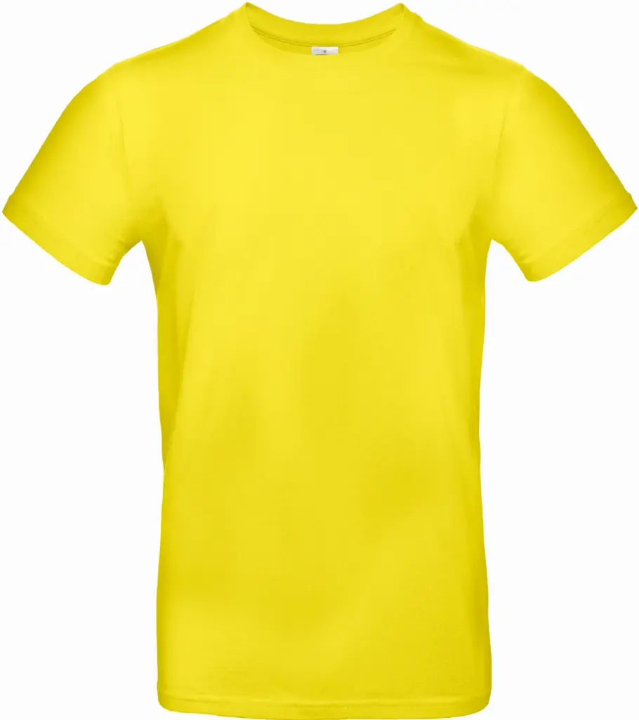#E190 Men's T-shirt, solar yellow — productfoto 57