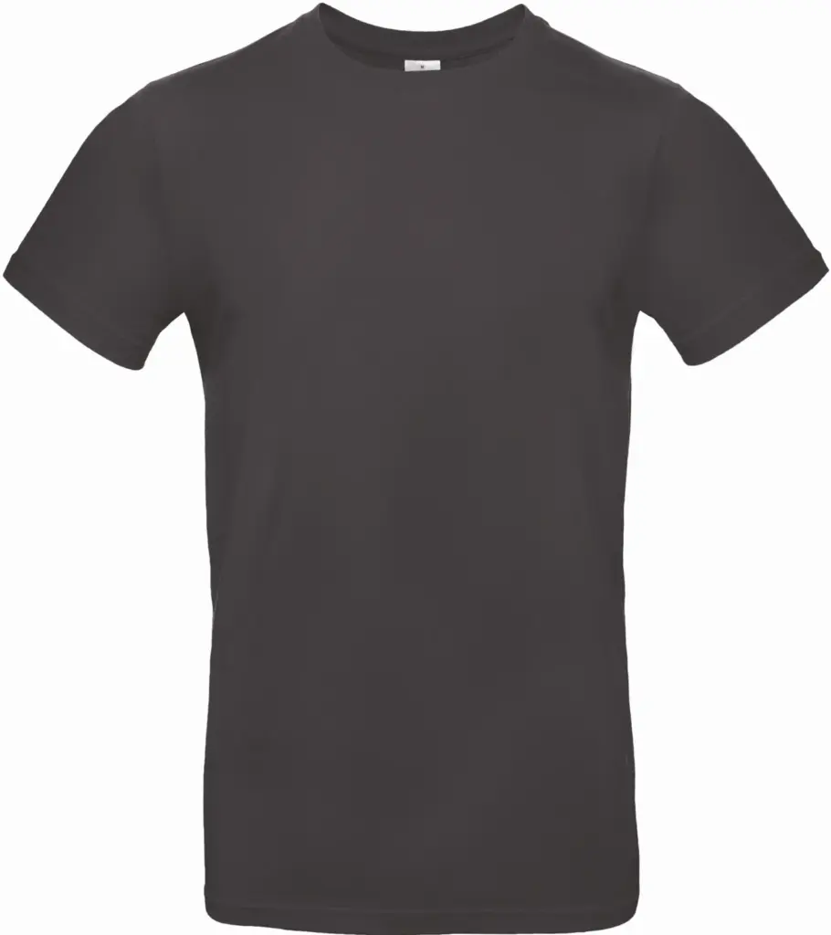 #E190 Men's T-shirt, used black — productfoto 66