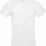#E190 Men's T-shirt, white — productfoto 67