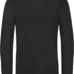 #E190 Men's T-shirt long sleeve, black — productfoto 6