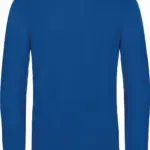 #E190 Men's T-shirt long sleeve, royal blue — productfoto 11
