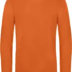 #E190 Men's T-shirt long sleeve, urban orange — productfoto 13