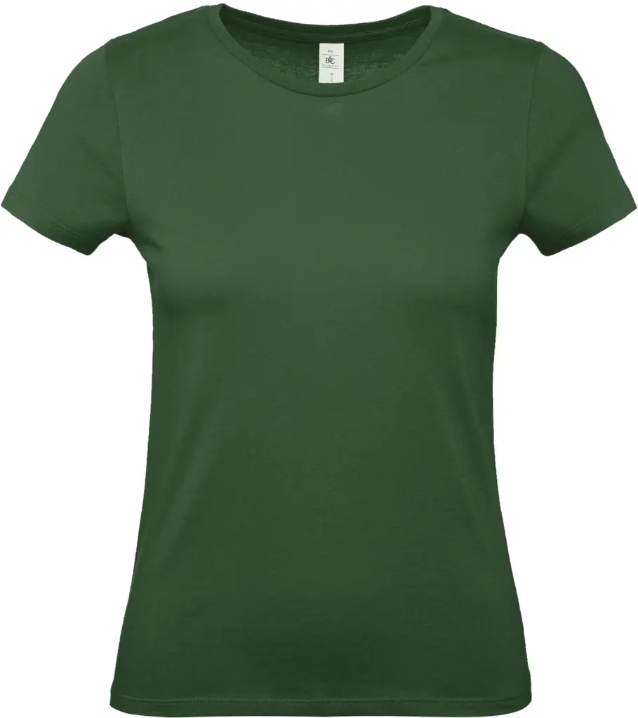 #E150 Ladies' T-shirt, bottle green — productfoto 11