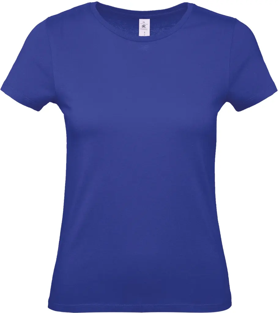 #E150 Ladies' T-shirt, cobalt blue — productfoto 13