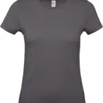 #E150 Ladies' T-shirt, dark grey — productfoto 14
