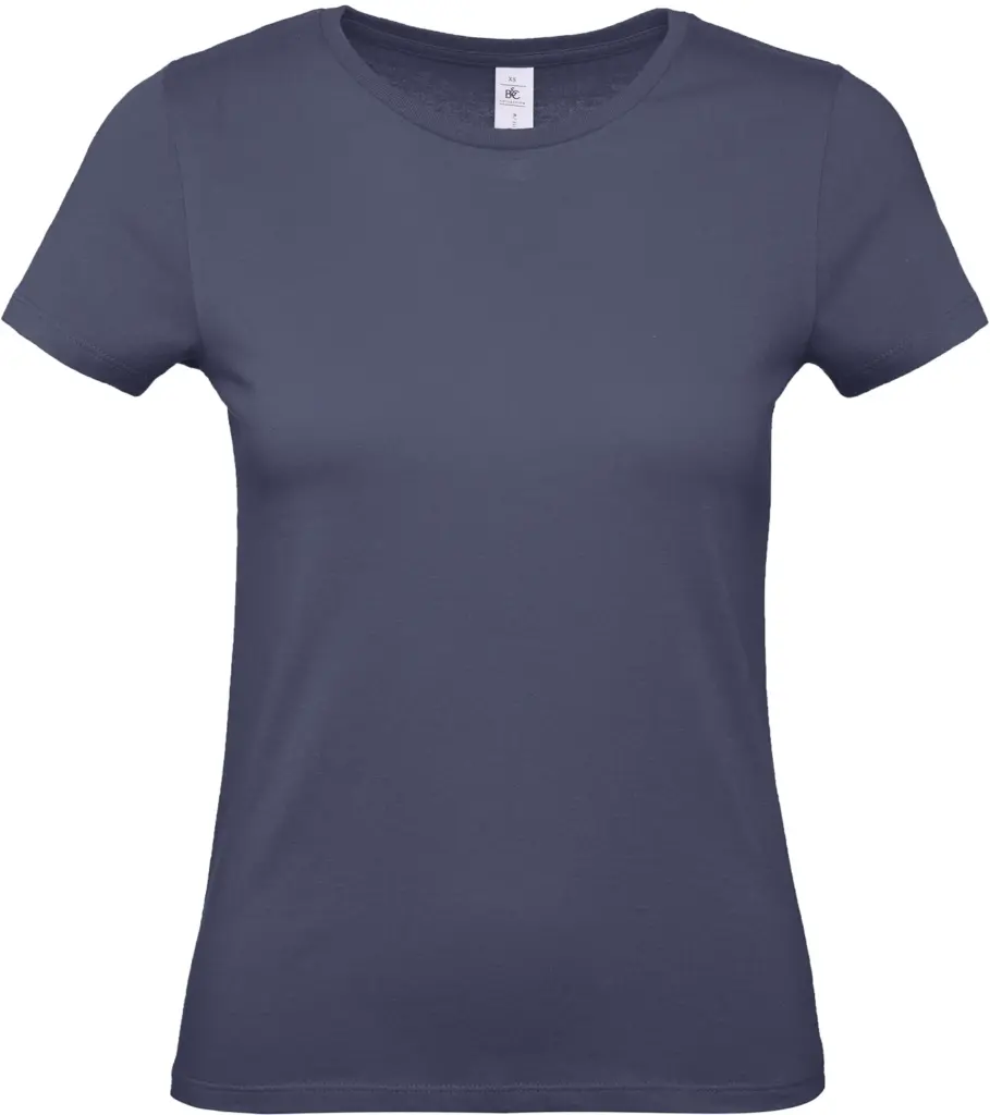 #E150 Ladies' T-shirt, denim — productfoto 16