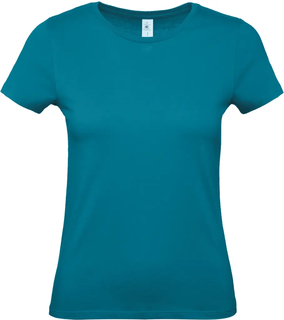 #E150 Ladies' T-shirt, diva blue — productfoto 17