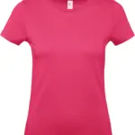 #E150 Ladies' T-shirt, fuchsia — productfoto 20