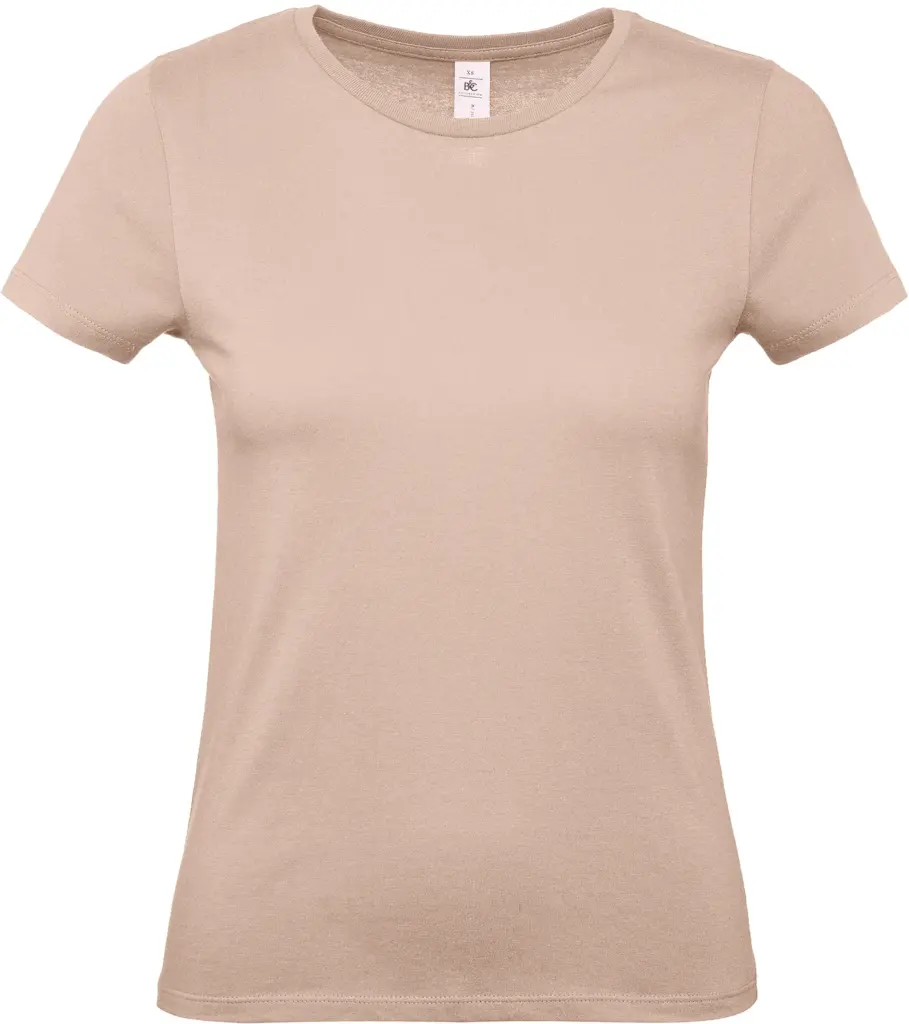 #E150 Ladies' T-shirt, millennial pink — productfoto 25