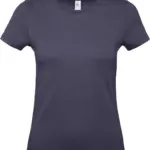 #E150 Ladies' T-shirt, navy blue — productfoto 28