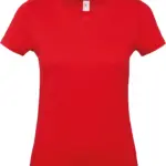 #E150 Ladies' T-shirt, red — productfoto 34
