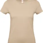 #E150 Ladies' T-shirt, sand — productfoto 36