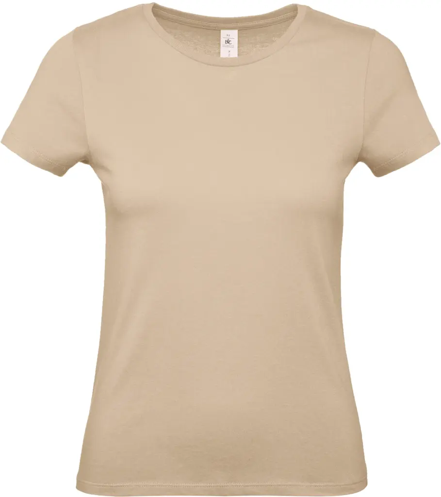 #E150 Ladies' T-shirt, sand — productfoto 36