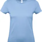 #E150 Ladies' T-shirt, sky blue — productfoto 37