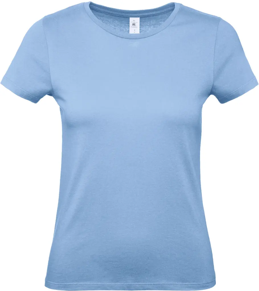 #E150 Ladies' T-shirt, sky blue — productfoto 37