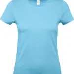#E150 Ladies' T-shirt, turquoise — productfoto 40