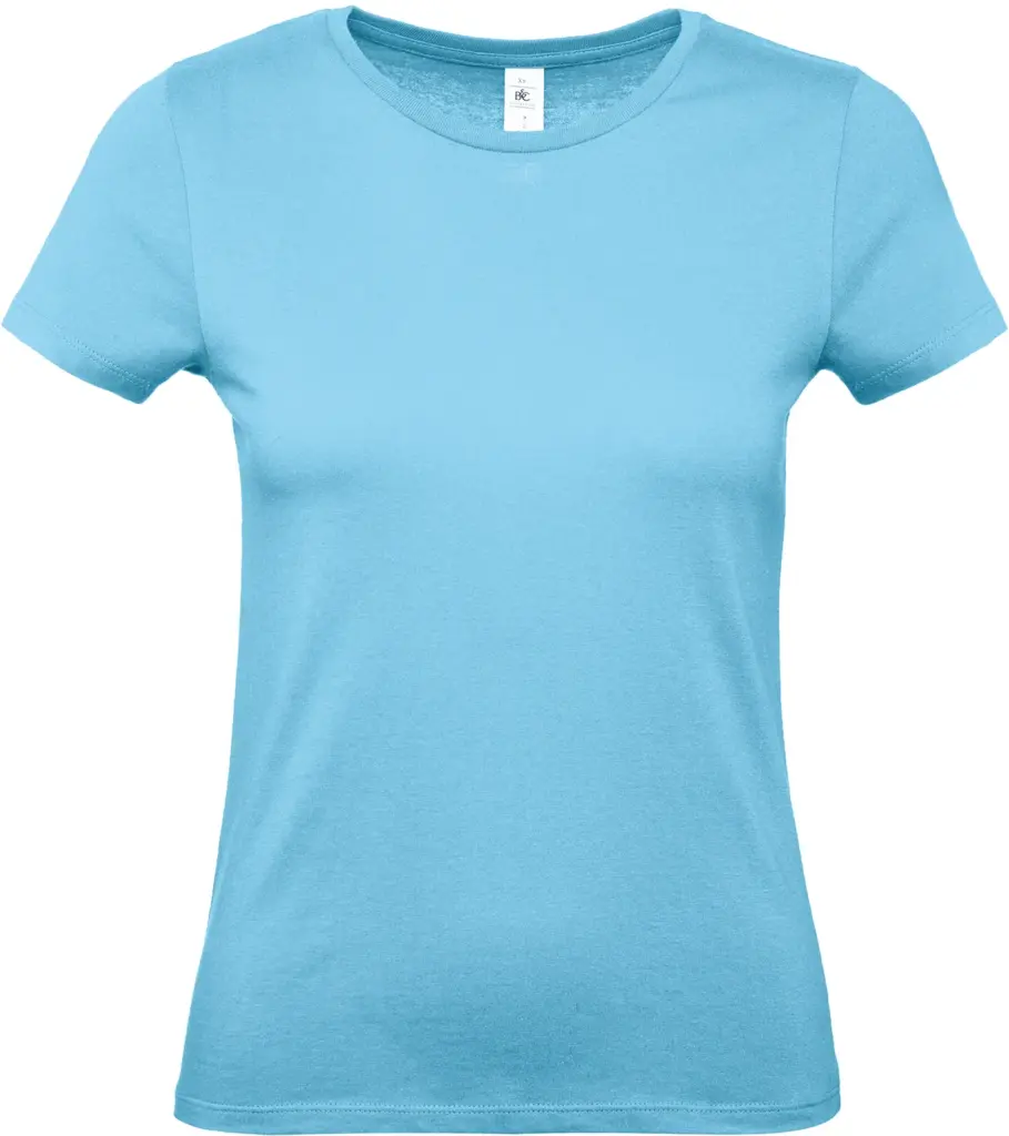 #E150 Ladies' T-shirt, turquoise — productfoto 40