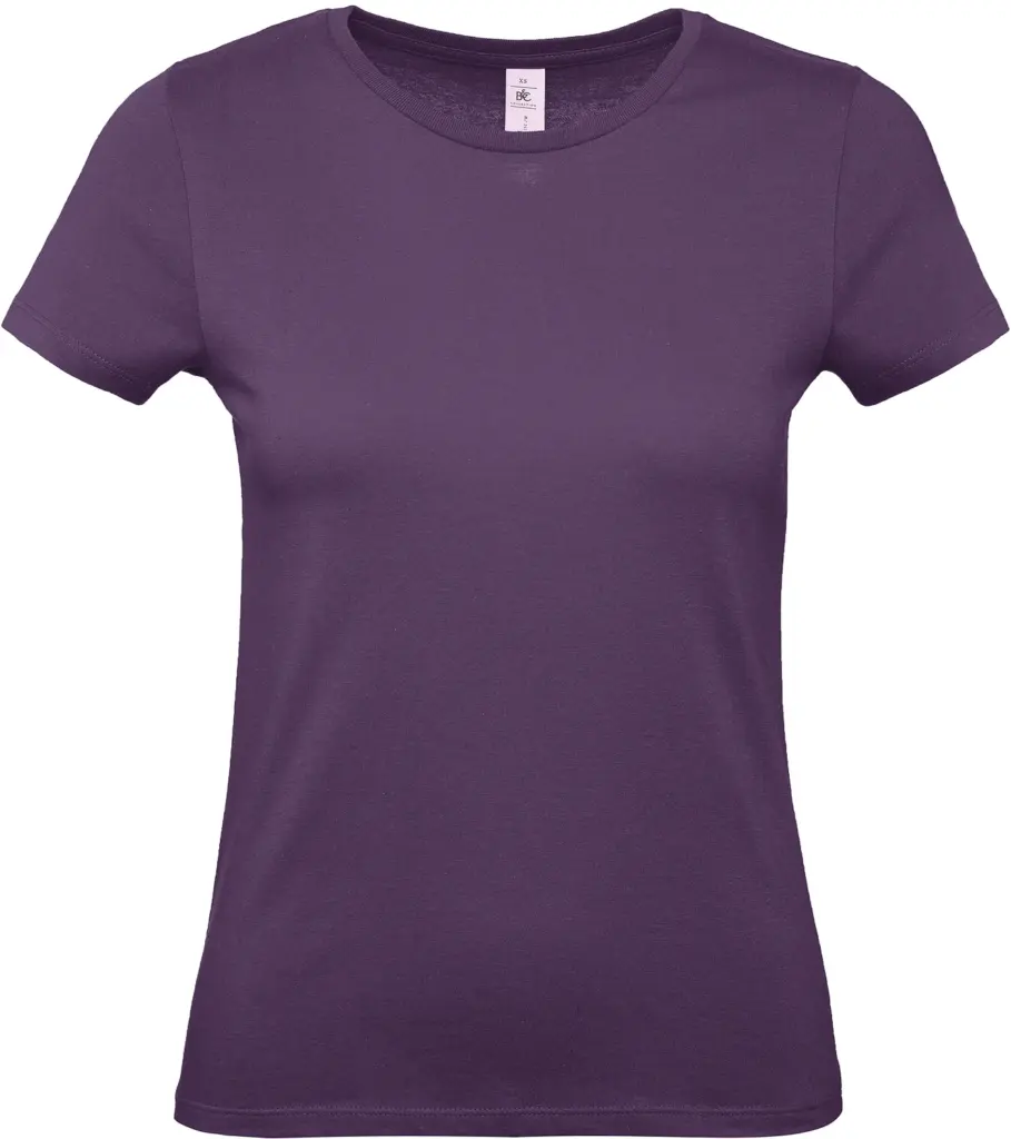 #E150 Ladies' T-shirt, urban purple — productfoto 43