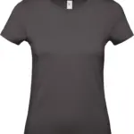 #E150 Ladies' T-shirt, used black — productfoto 44