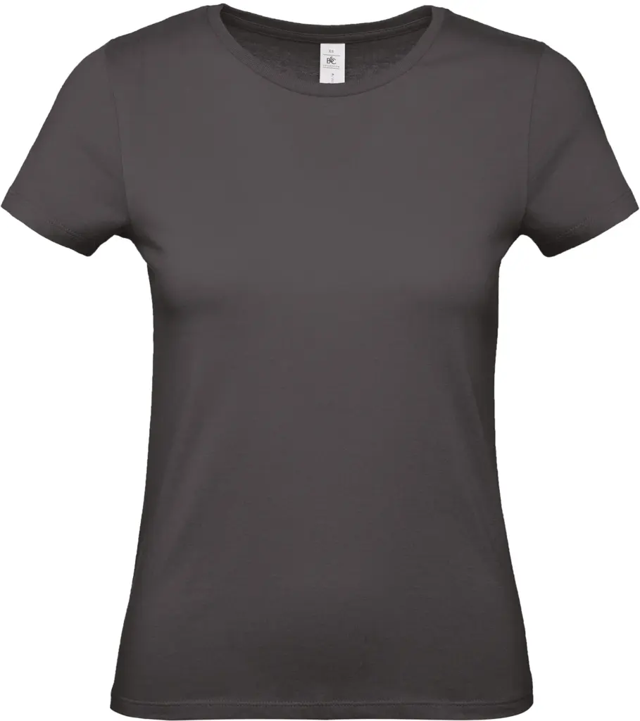 #E150 Ladies' T-shirt, used black — productfoto 44