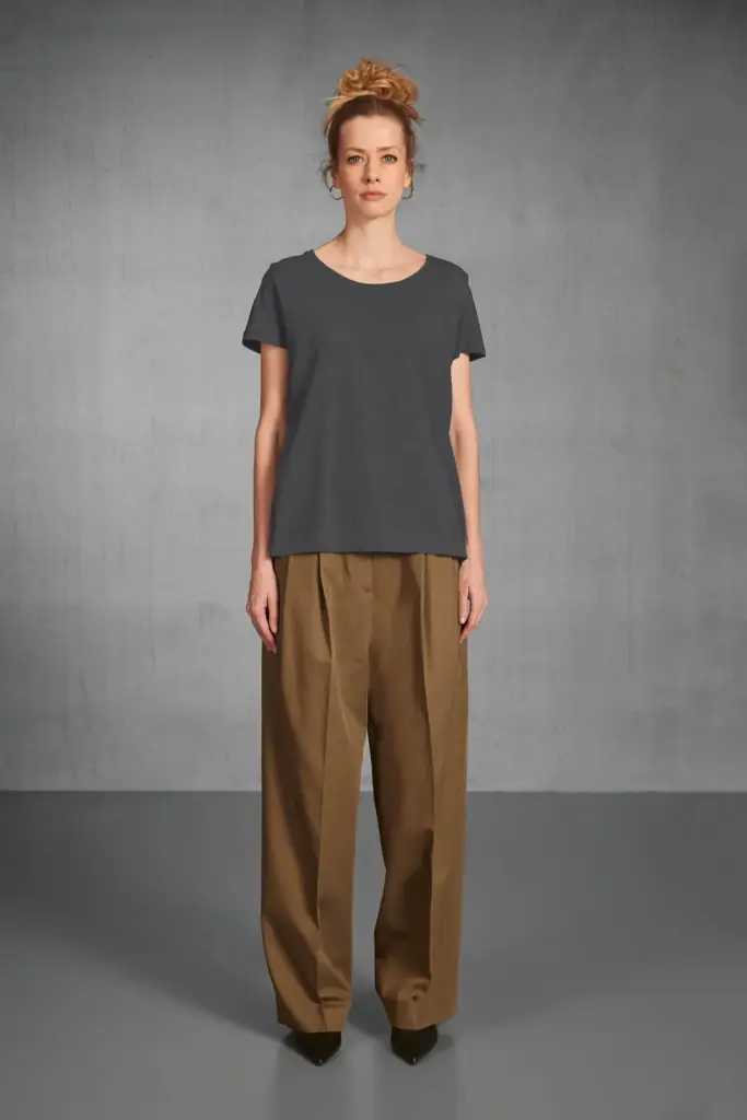 Organic Cotton Inspire Crew Neck T-shirt / Woman — productfoto 2