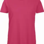 Organic Cotton Inspire Crew Neck T-shirt / Woman, fuchsia — productfoto 6