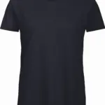 Organic Cotton Inspire Crew Neck T-shirt / Woman, navy — productfoto 12
