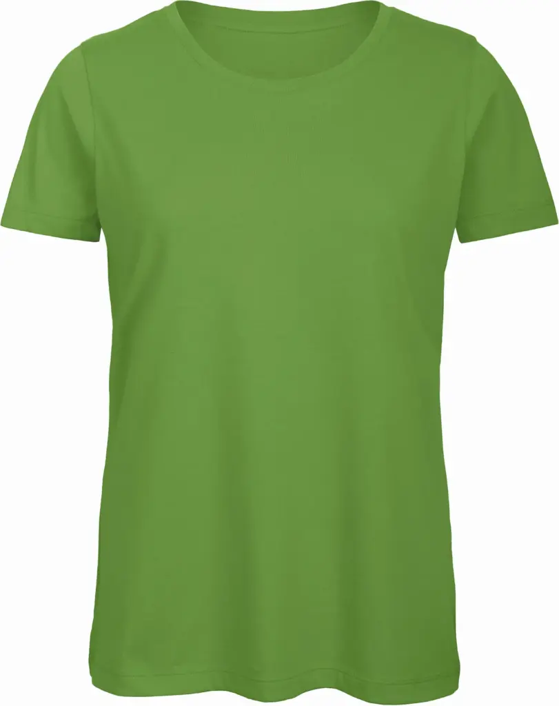 Organic Cotton Inspire Crew Neck T-shirt / Woman, real green — productfoto 14