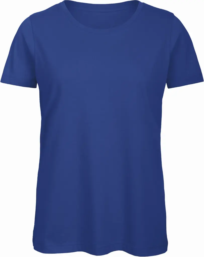 Organic Cotton Inspire Crew Neck T-shirt / Woman, royal blue — productfoto 16