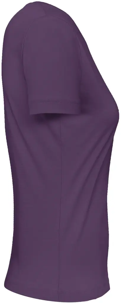 Organic Cotton Inspire Crew Neck T-shirt / Woman, urban purple — productfoto 18
