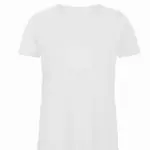 Organic Cotton Inspire Crew Neck T-shirt / Woman, white — productfoto 19
