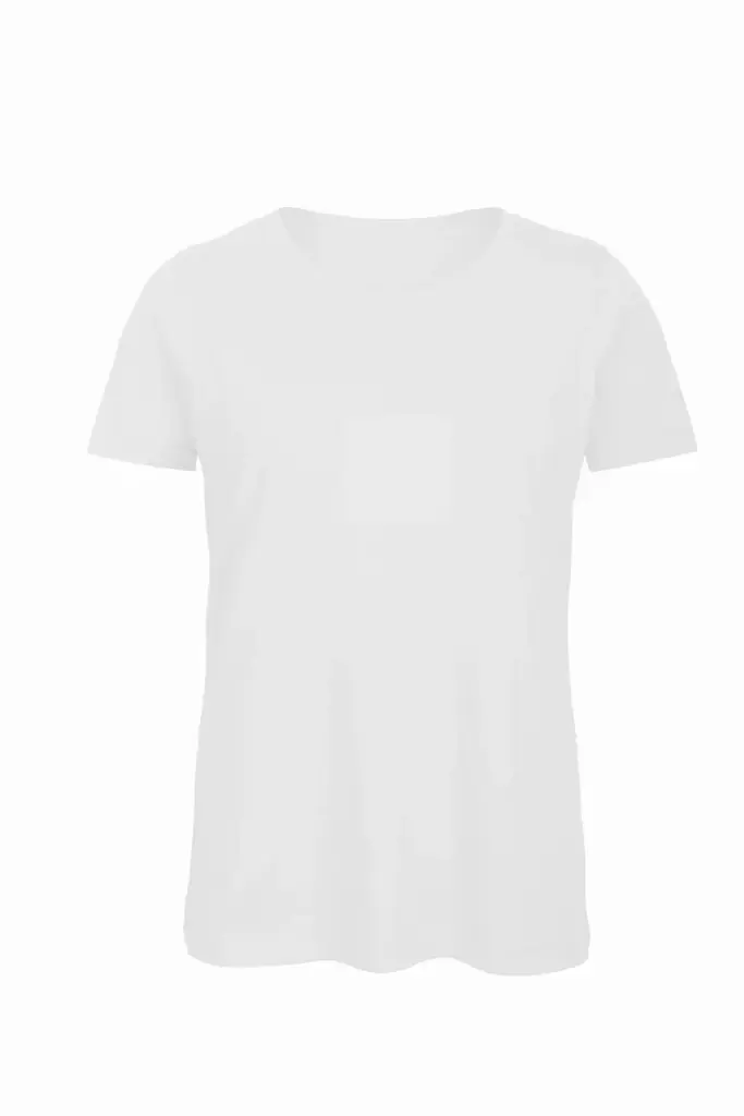 Organic Cotton Inspire Crew Neck T-shirt / Woman, white — productfoto 19