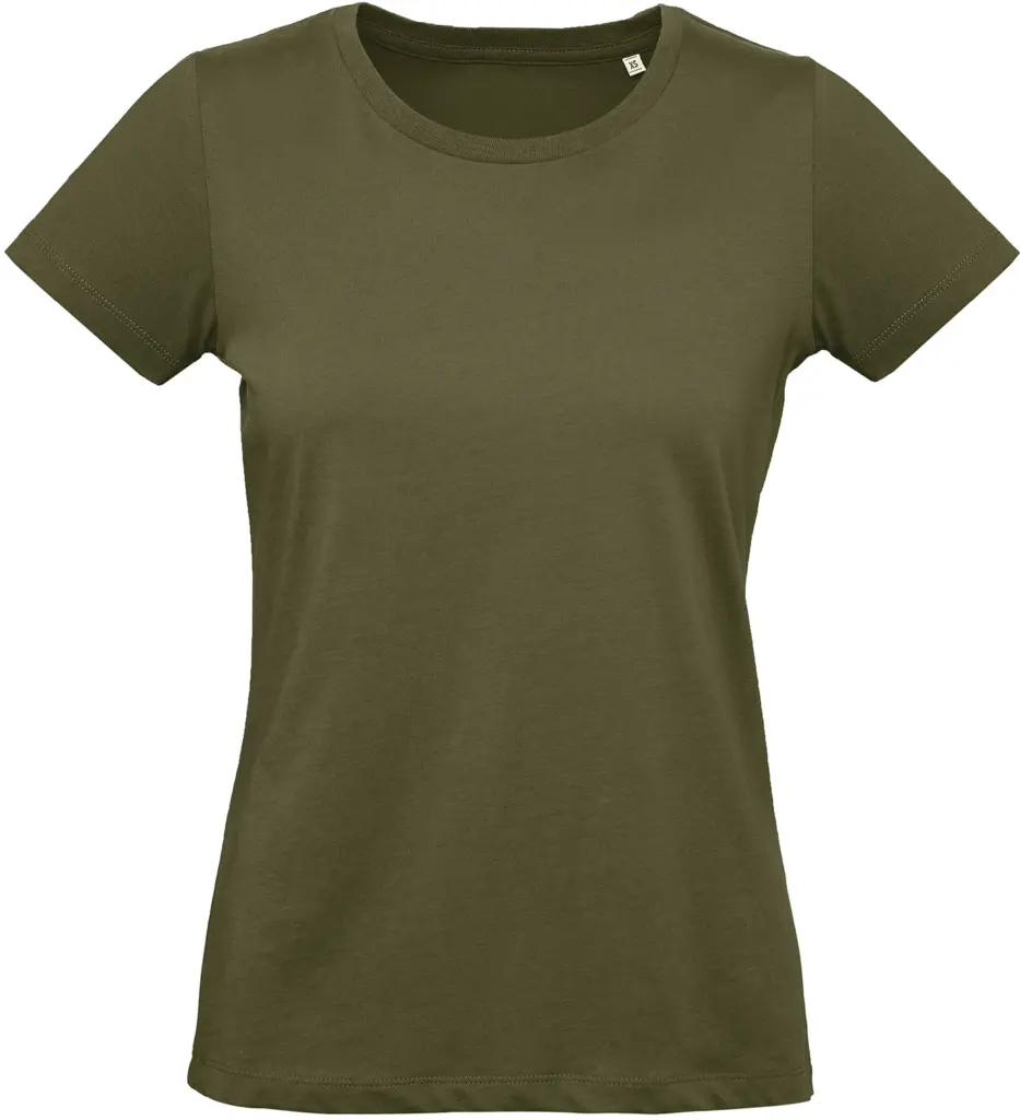 PS_CGTW049_URBANKHAKI - Hidalgo Inspire Plus Ladies' organic T-shirt, urban khaki — productfoto 12