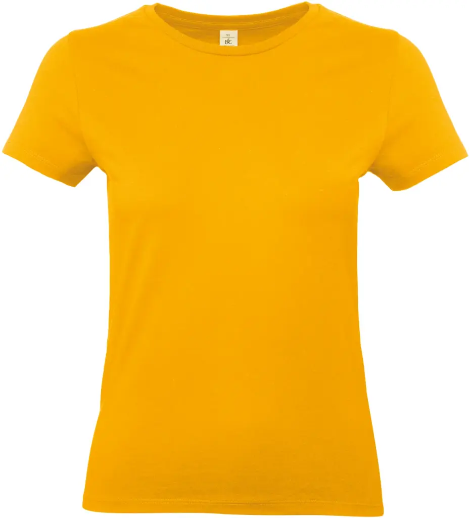 #E190 Ladies' T-shirt, apricot — productfoto 8