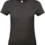 #E190 Ladies' T-shirt, black — productfoto 10