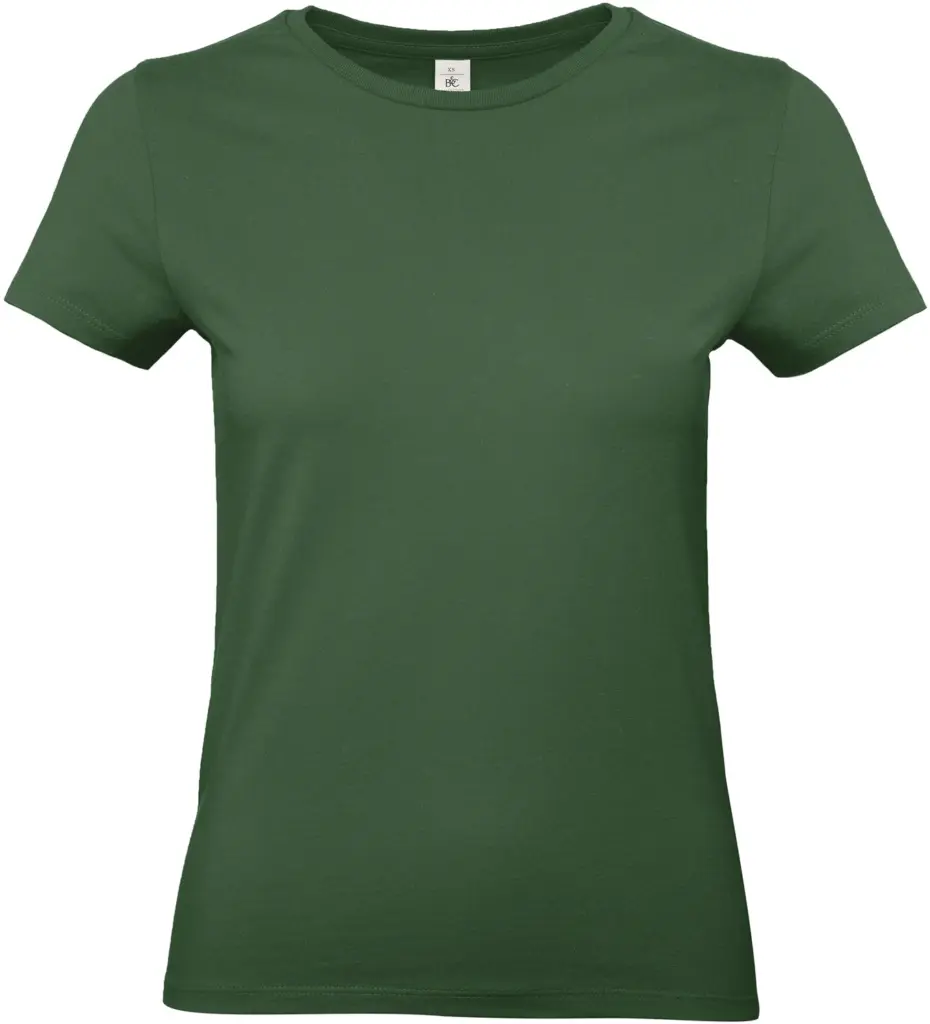 #E190 Ladies' T-shirt, bottle green — productfoto 11