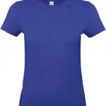 #E190 Ladies' T-shirt, cobalt blue — productfoto 15