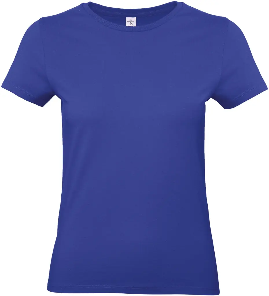 #E190 Ladies' T-shirt, cobalt blue — productfoto 15