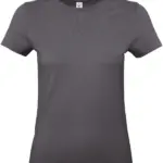 #E190 Ladies' T-shirt, dark grey — productfoto 16