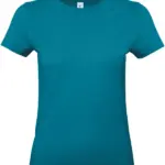 #E190 Ladies' T-shirt, diva blue — productfoto 17