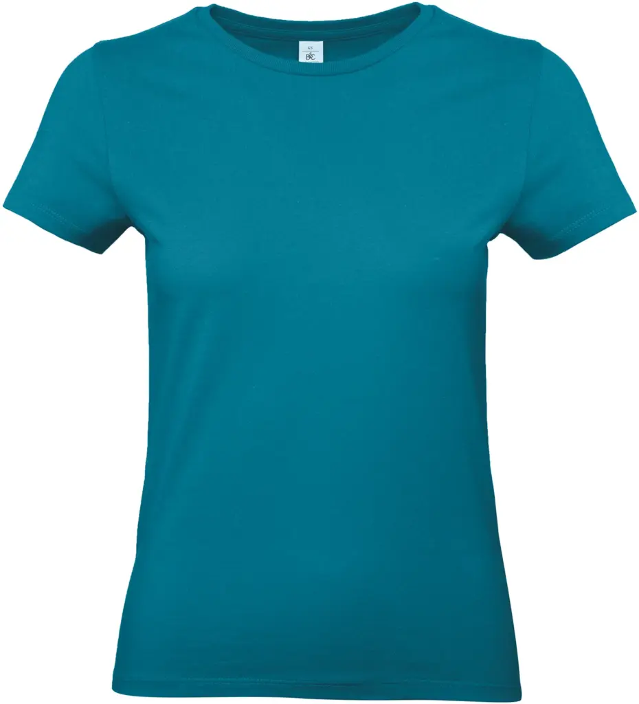 #E190 Ladies' T-shirt, diva blue — productfoto 17