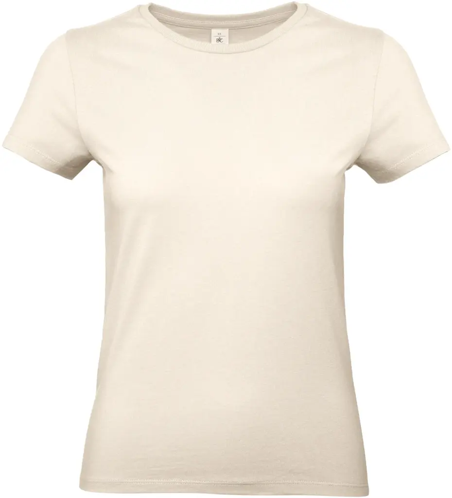 #E190 Ladies' T-shirt, natural — productfoto 23